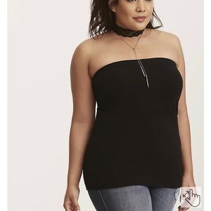Torrid Size 3 Black Foxy tube top